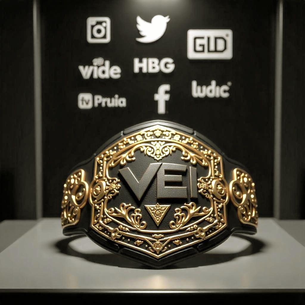VEI Championship Belt Display